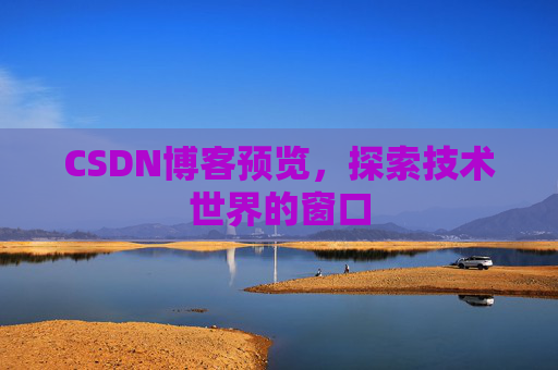 CSDN博客预览，探索技术世界的窗口